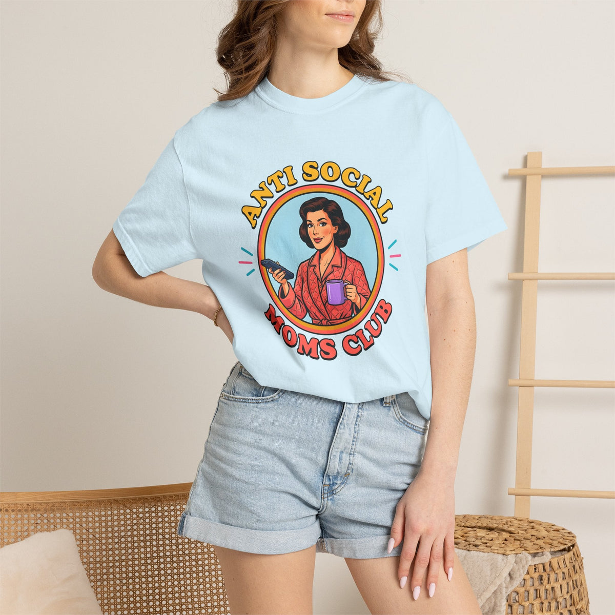 Classic Mom Shirt Moms Latte Gift for Women Cartoon Tee product image 9