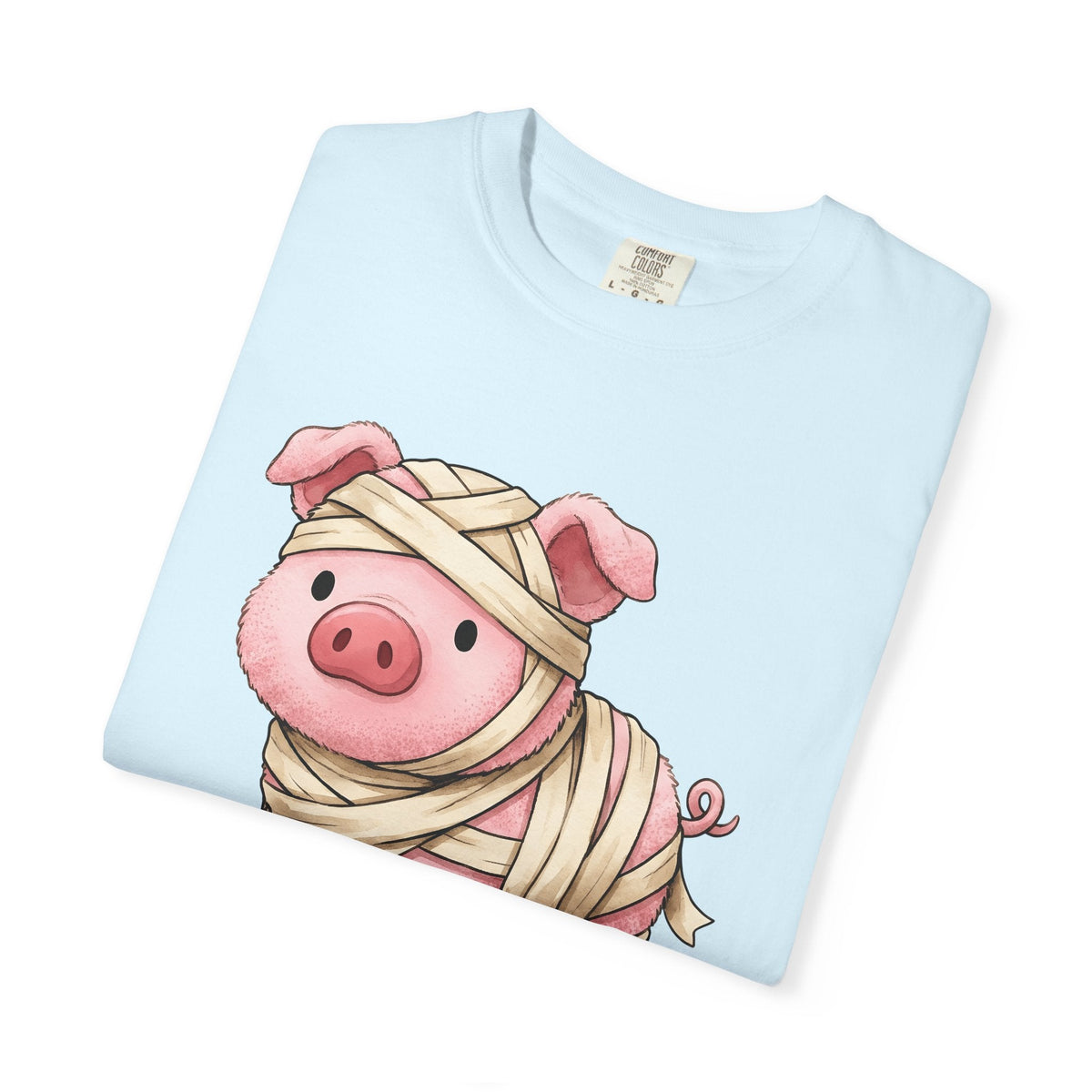 Pig Mummy Shirt Animals Holiday Unisex Gift Kawaii Tee product image 8