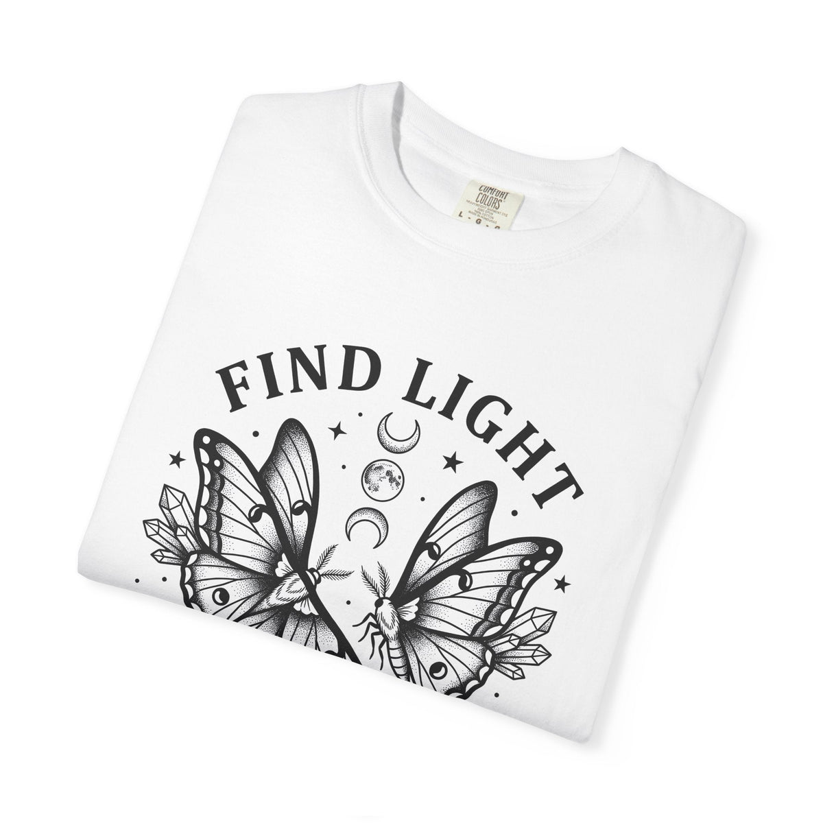 Luna Moths Shirt Animals Celestial Unisex Gift Boho Tee product image 5