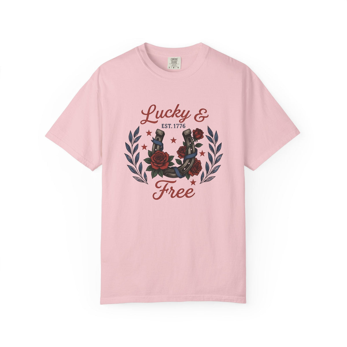 Horseshoe Petals Shirt America Liberty Unisex Gift product image 3