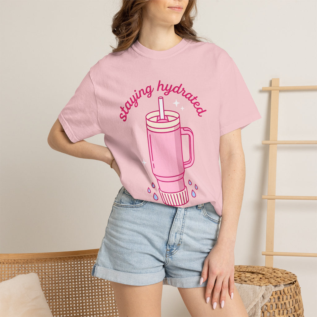 Water Tumbler Shirt Drinks Wellness Unisex Gift Kawaii Tee product image 12
