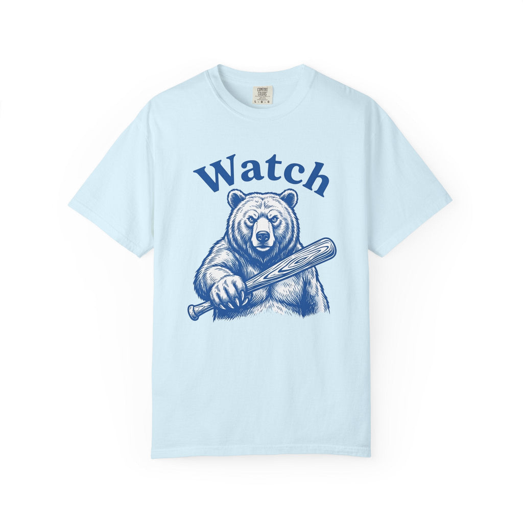 Bear Baseball Bat Shirt Sports Unisex Gift Vintage Tee product image 2