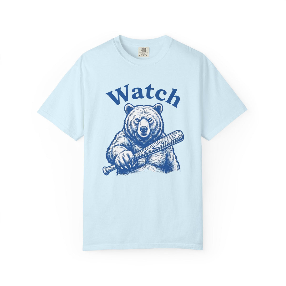 Bear Baseball Bat Shirt Sports Unisex Gift Vintage Tee product image 2