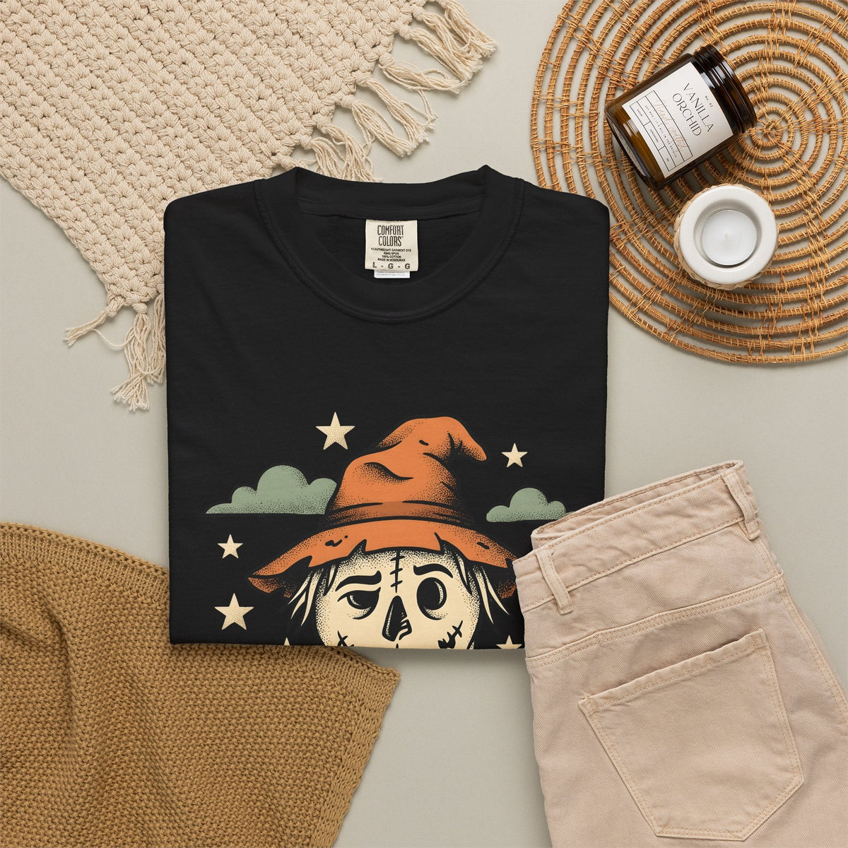 Witch Skull Retro T-Shirt – Halloween Horror Macabre product image 16