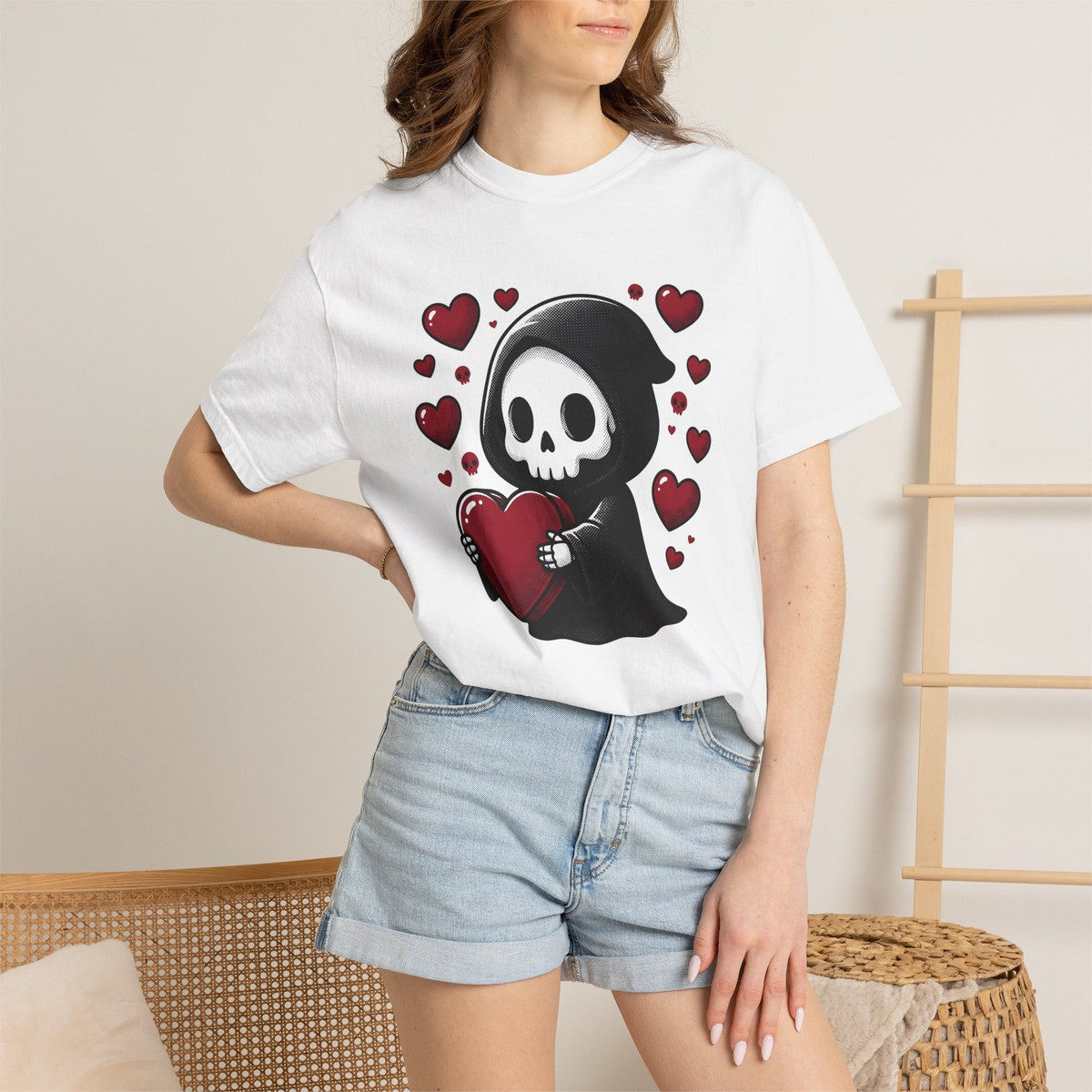 Adorable Reaper Shirt Valentine's Day Dark Unisex Gift product image 6