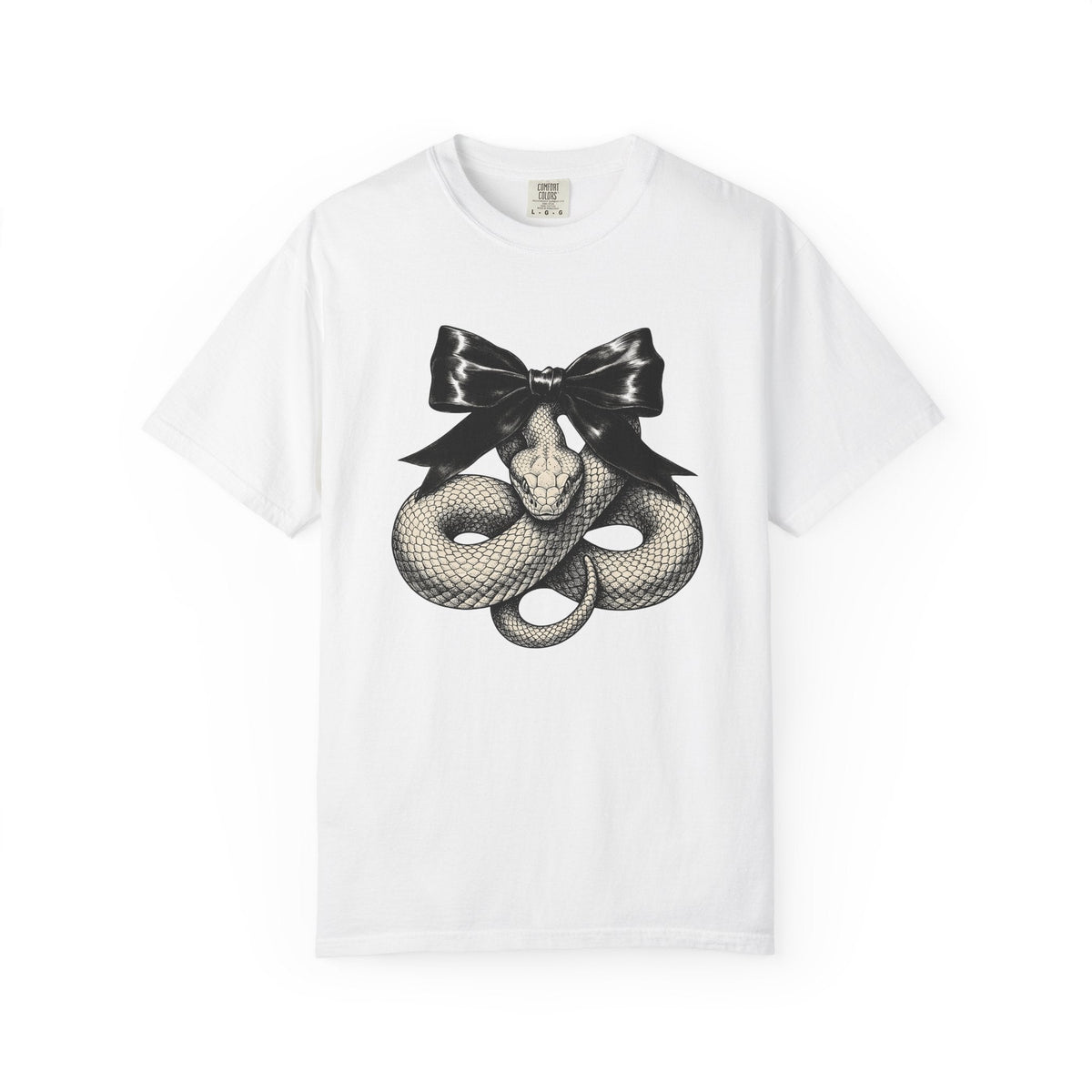 Serpent Bow Shirt Boho Chic Occult Unisex Gift Dark Tee product image 1