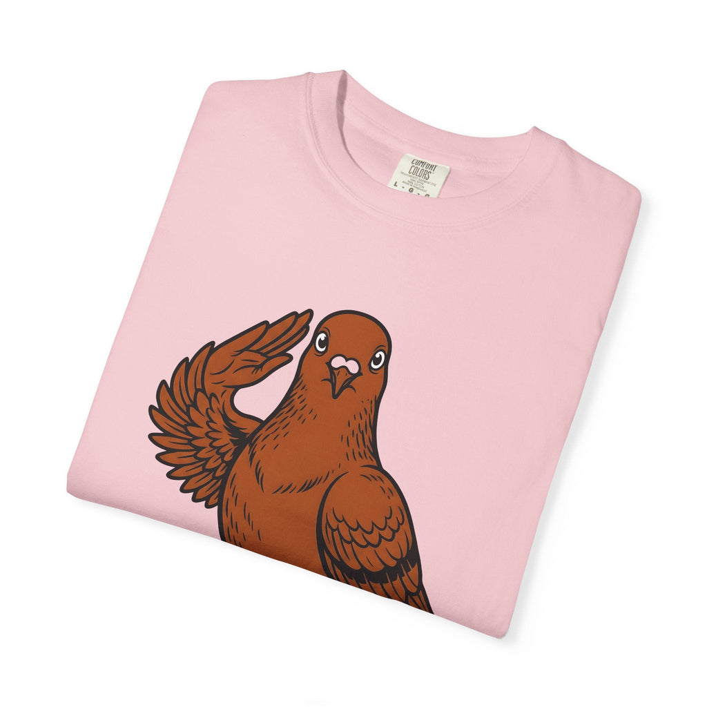Saluting Bird Comic T-Shirt – Funny Pet Cartoon Design product image 11