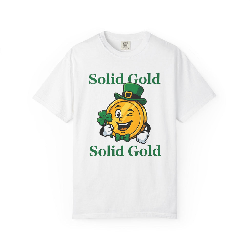 Gold Currency Figure Shirt St Patrick's Day Luck Unisex product image 1