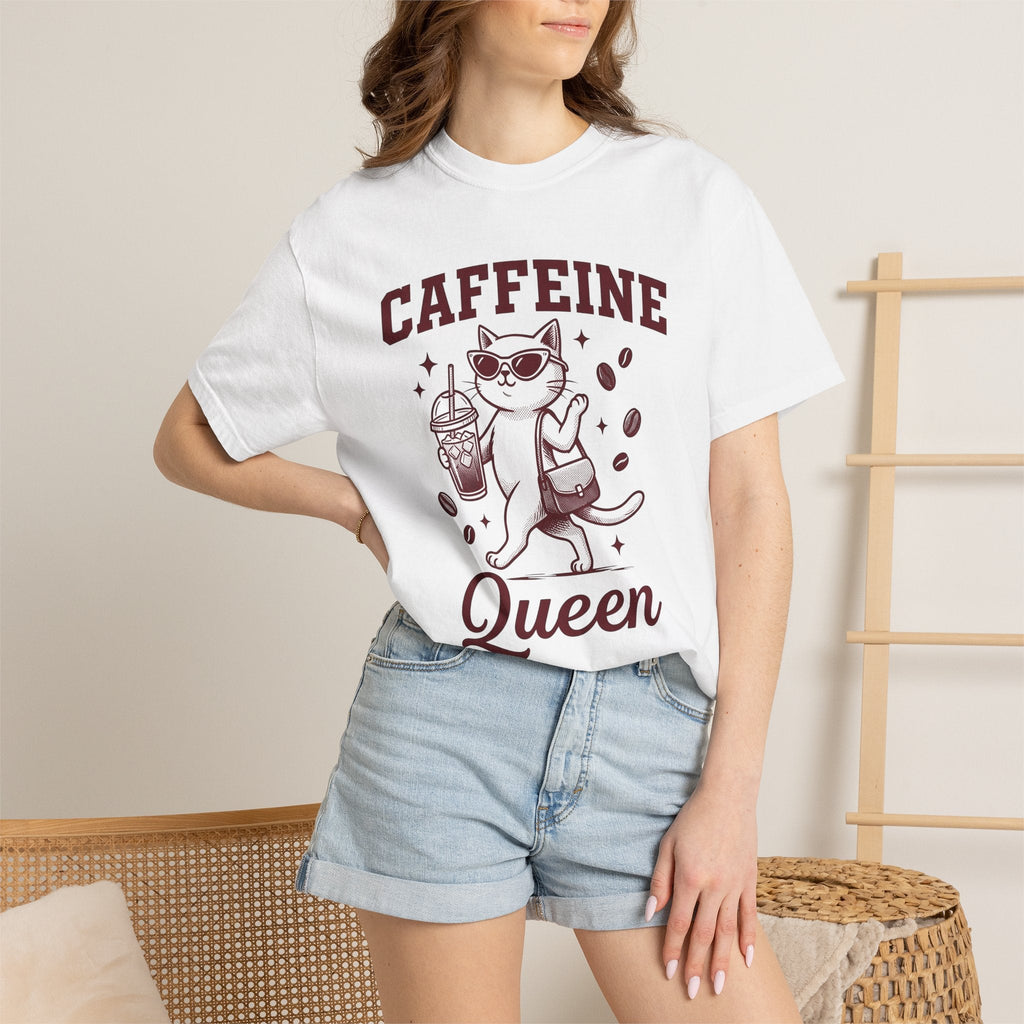 Cat Sunglasses Shirt Coffee Unisex Gift Vintage Tee Kitty product image 6