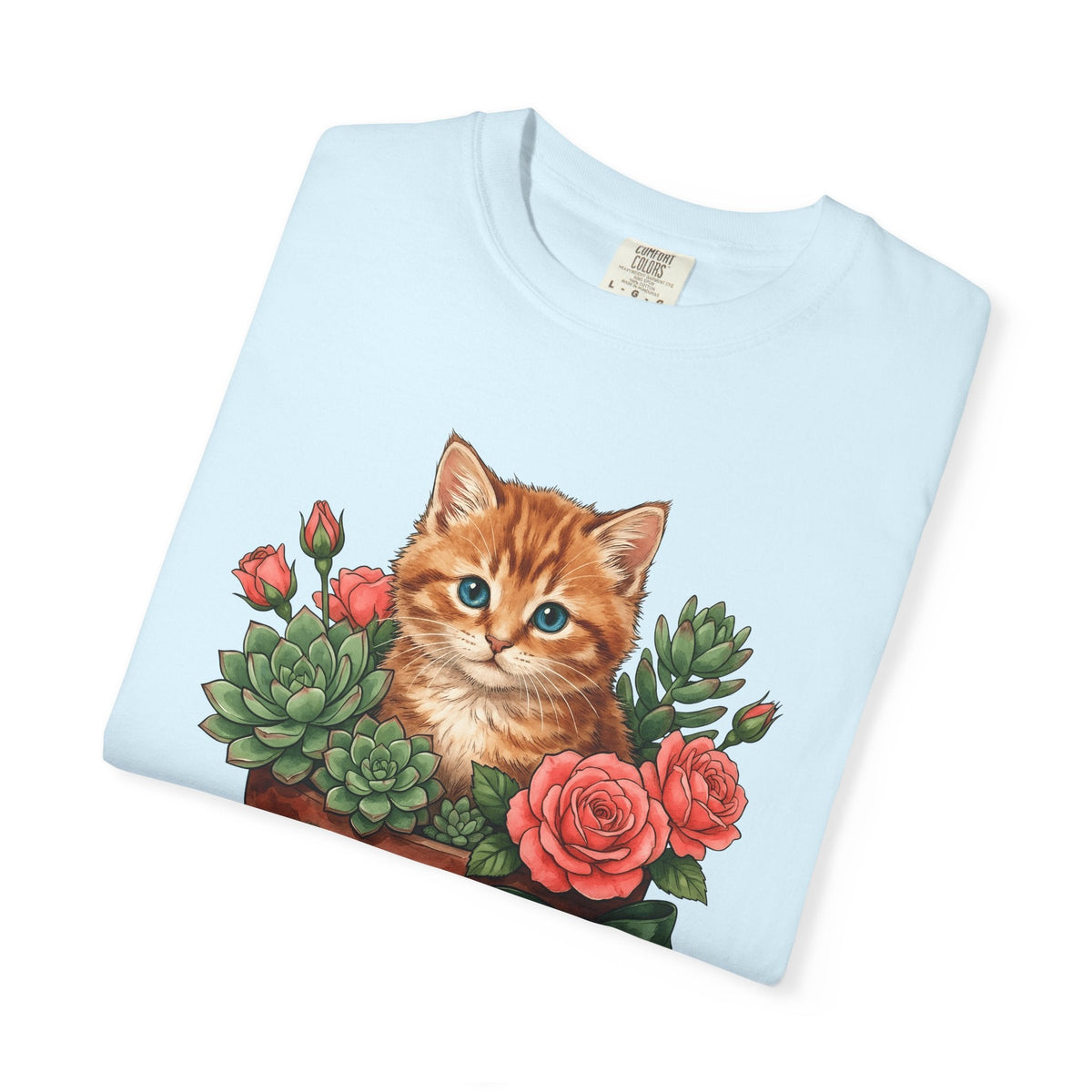 Marmalade Cat Shirt Greenery Unisex Gift Pastel Tee Tabby product image 8