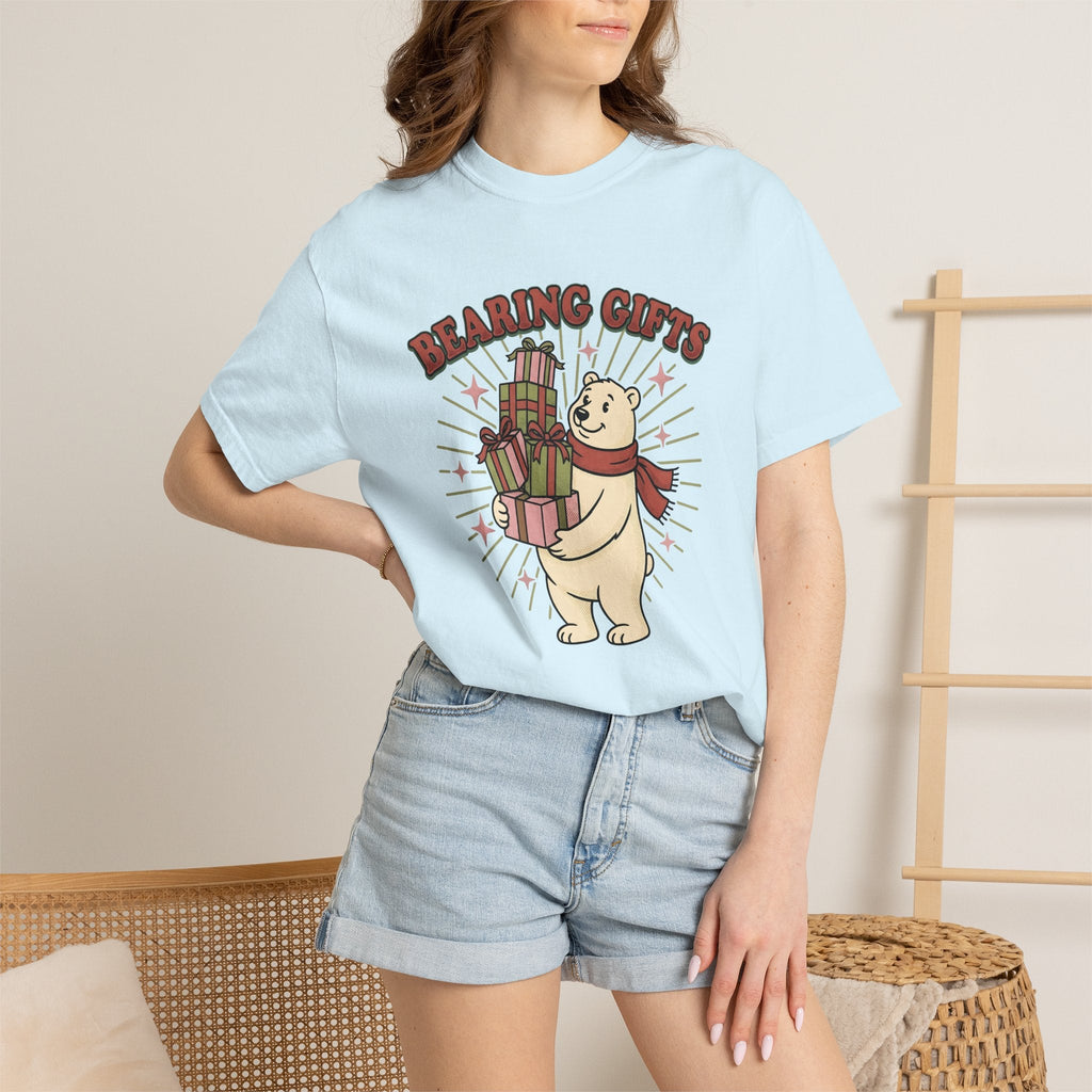 Polar Bear Shirt Christmas Holiday Unisex Gift Cartoon Tee product image 9
