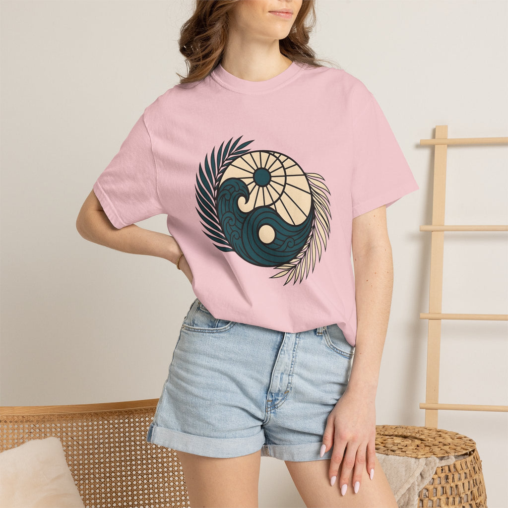 Ocean Sun Tree Shirt Sports Coastal Unisex Gift Rustic Tee product image 12
