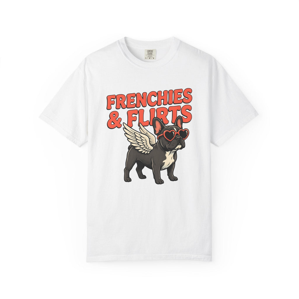Frenchie Puppy Shirt Valentine's Day Pet Unisex Gift Sketch product image 1