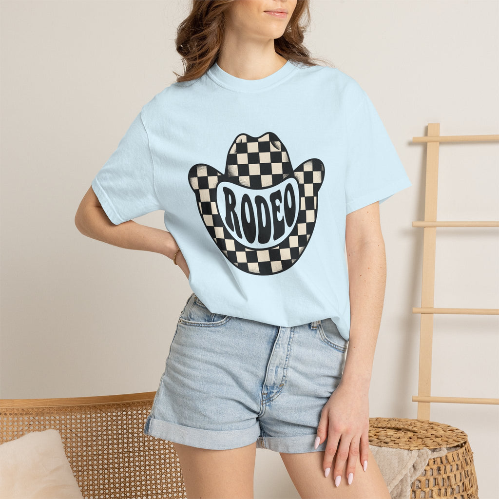 Plaid Cowboy Hat Shirt Cowgirl Ranch Gift for Women Rustic Tee Cowboy Hat