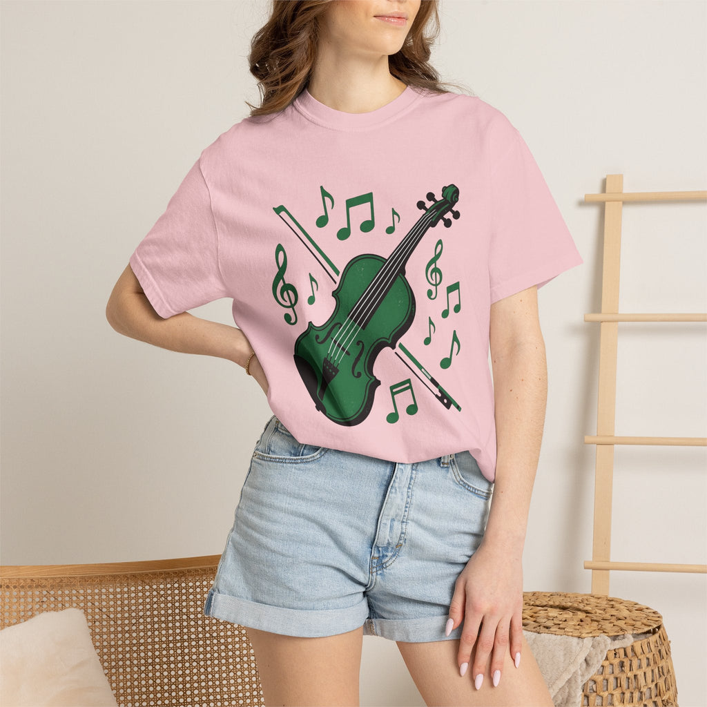 Green Fiddle Shirt St Patricks Day Song Gift Women Graphic product image 12