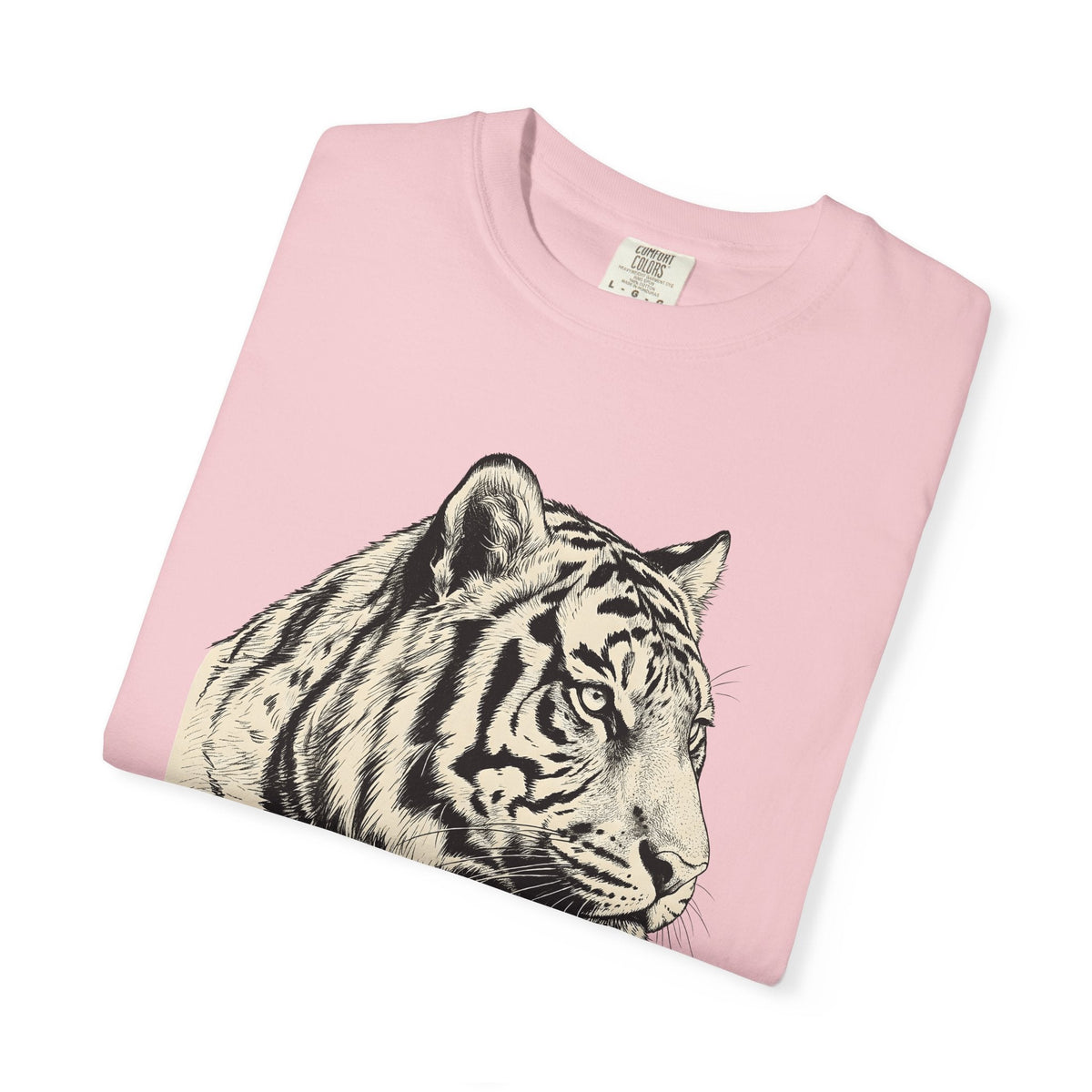 Tiger Head Shirt Animals Wildlife Gift Women Line Art Tee product image 11