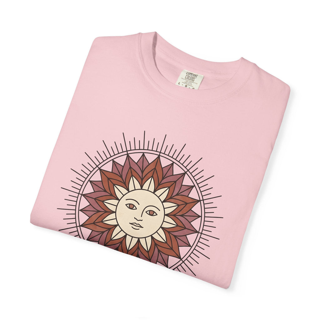 Sun Face Shirt Boho Chic Zodiac Gift Women Hand Drawn Tee product image 11