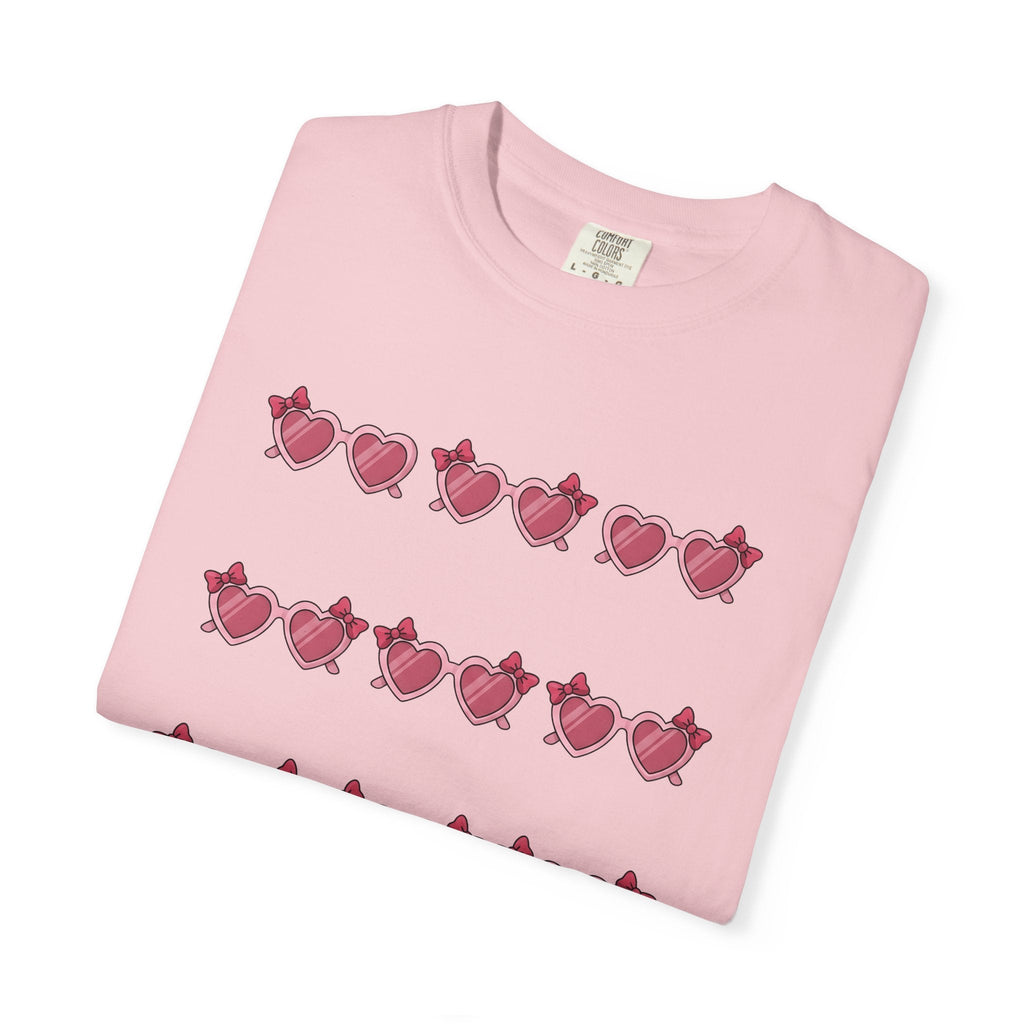 Heart Glasses Shirt Moms Adorable Gift for Women Cartoon product image 11