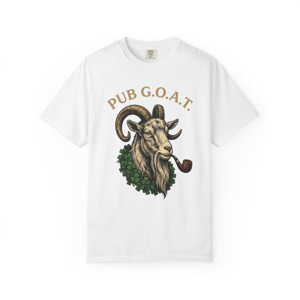 Goat Smoking Cigar Shirt St Patrick's Day Tavern Unisex product image 1