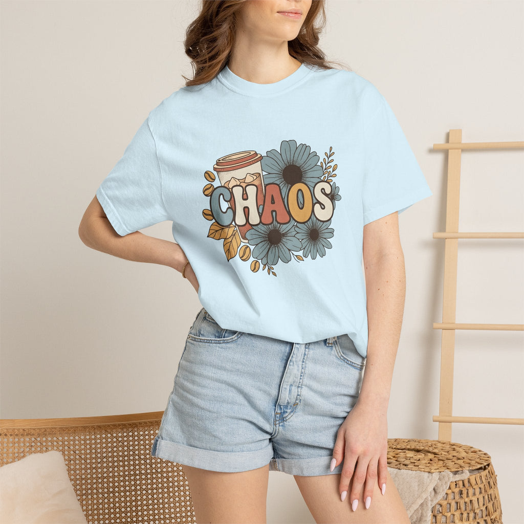 Coffee Cup Floral Shirt Mom Coffee Gift for Women Boho Tee Mug T-Shirt Mother