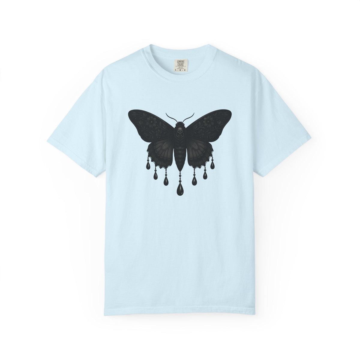 Spooky Moth Shirt Halloween Dark Unisex Gift Horror Art Tee product image 2