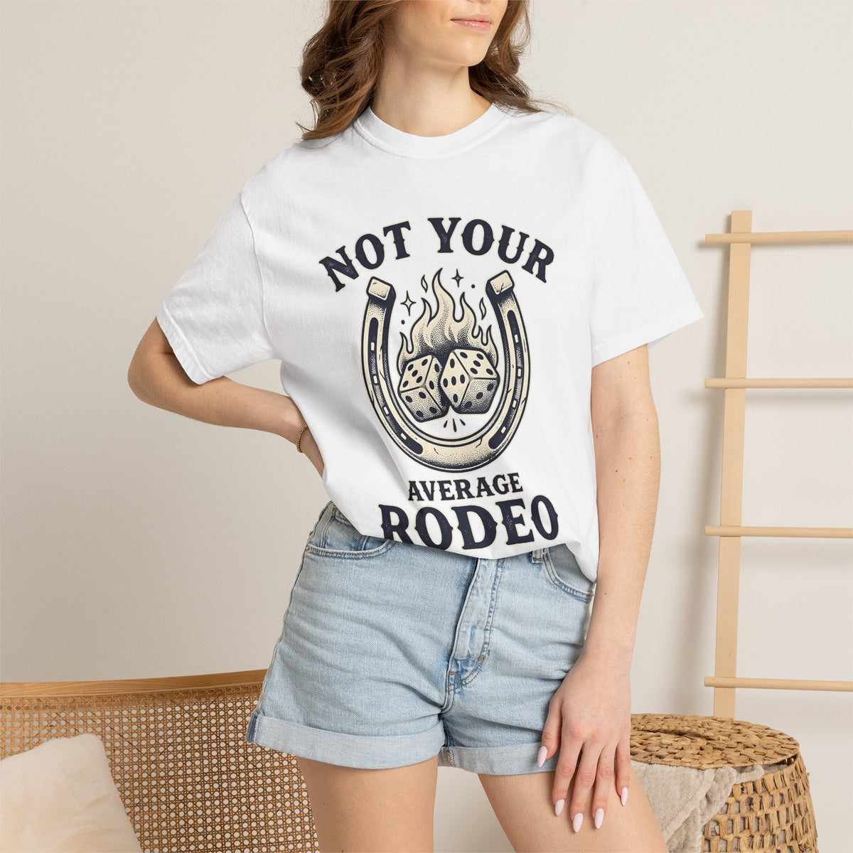 Horseshoe Dice Shirt Cowgirl Western Gift for Women Retro product image 6
