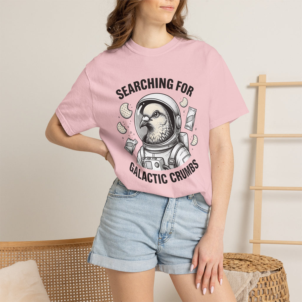 Space Bird Cartoon T-Shirt – Funny Pet Comic Design, Unisex product image 12