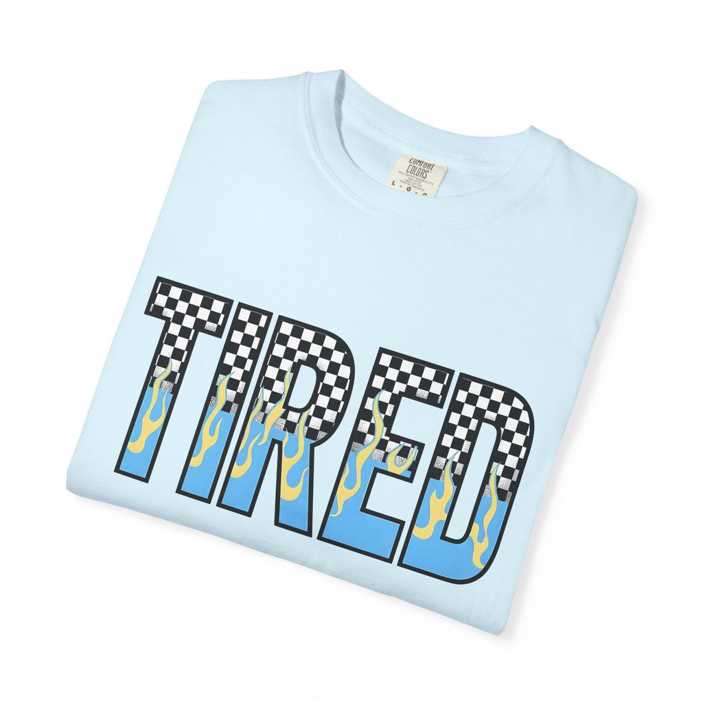 Checkered Fire Lettering Shirt Moms Comedy Gift for Women product image 8