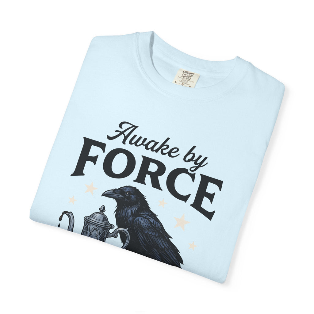 Black Bird Coffee Pot Shirt Funny Latte Unisex Gift Antique Tee Coffee Maker