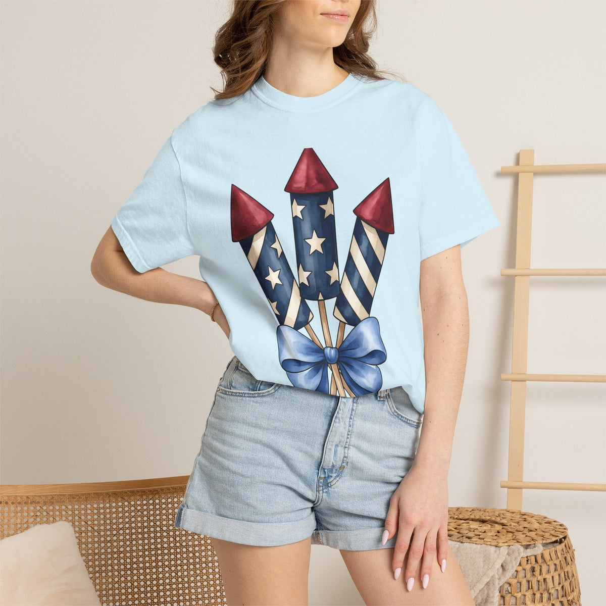 Firework Rockets Shirt 4th Of July Americana Unisex Gift product image 9