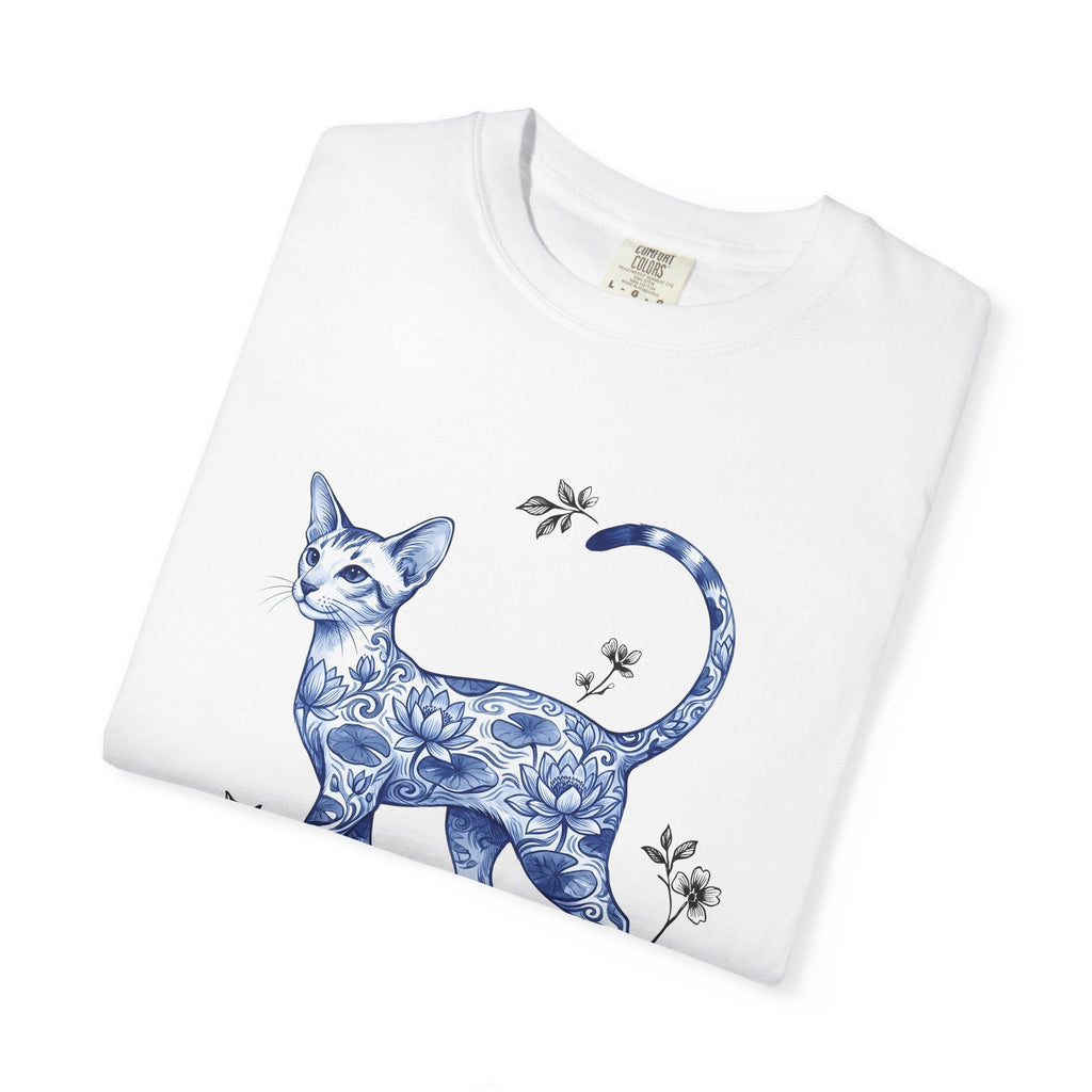 Flower Cat Shirt Unisex Gift Floral Tee Kitty T-Shirt Fan product image 5