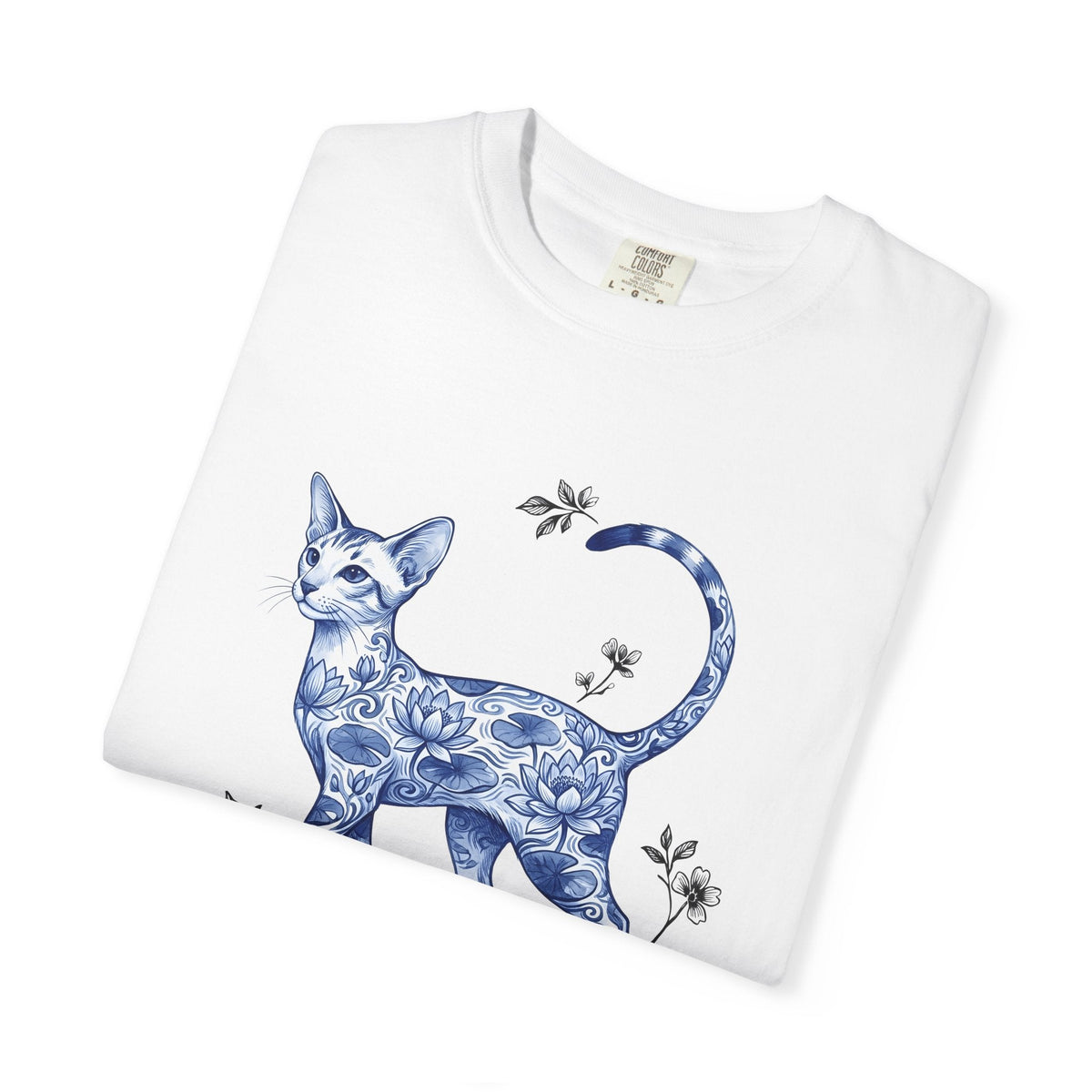 Flower Cat Shirt Unisex Gift Floral Tee Kitty T-Shirt Fan product image 5