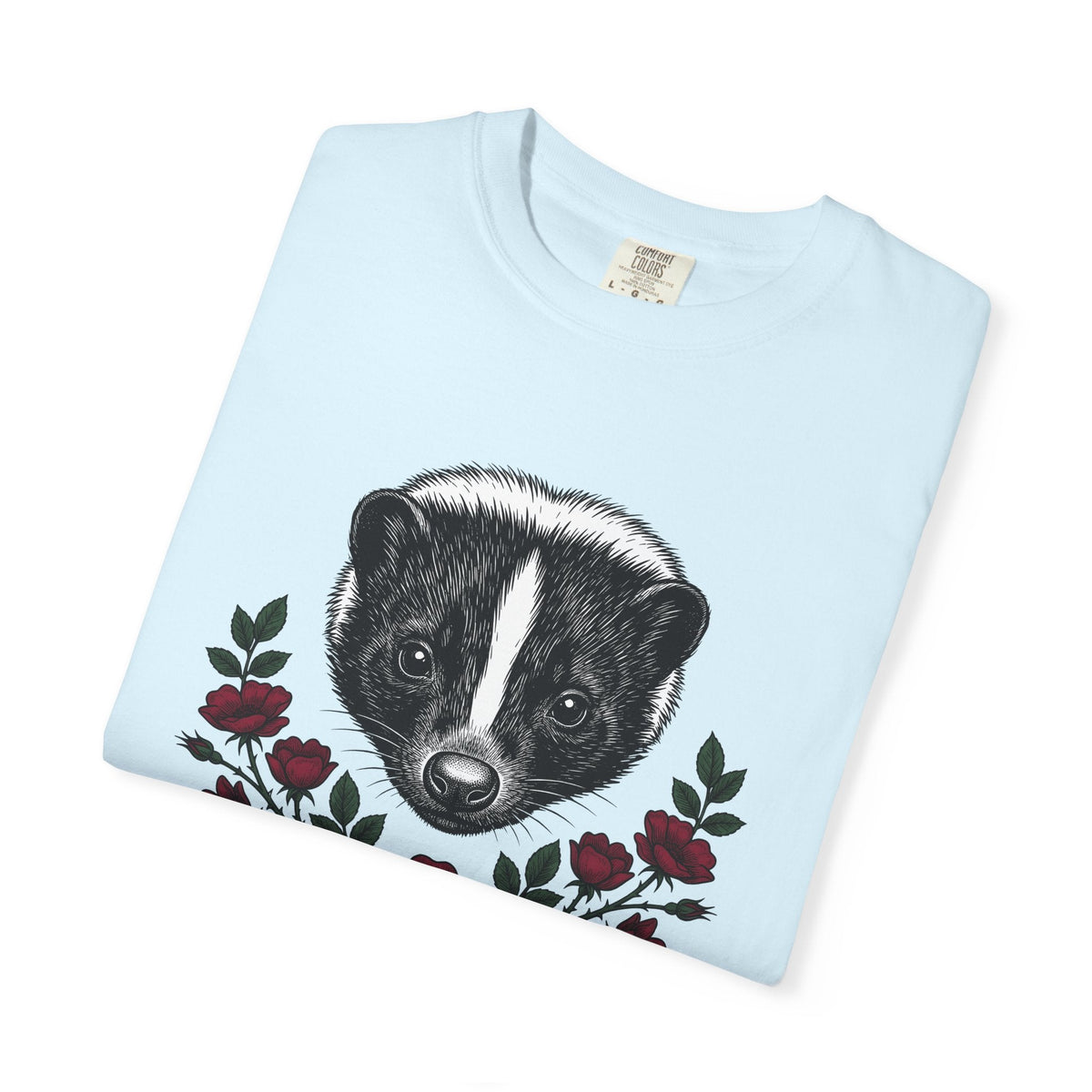 Skunk Face Shirt Animal Nature Unisex Gift Hand Drawn Tee product image 8