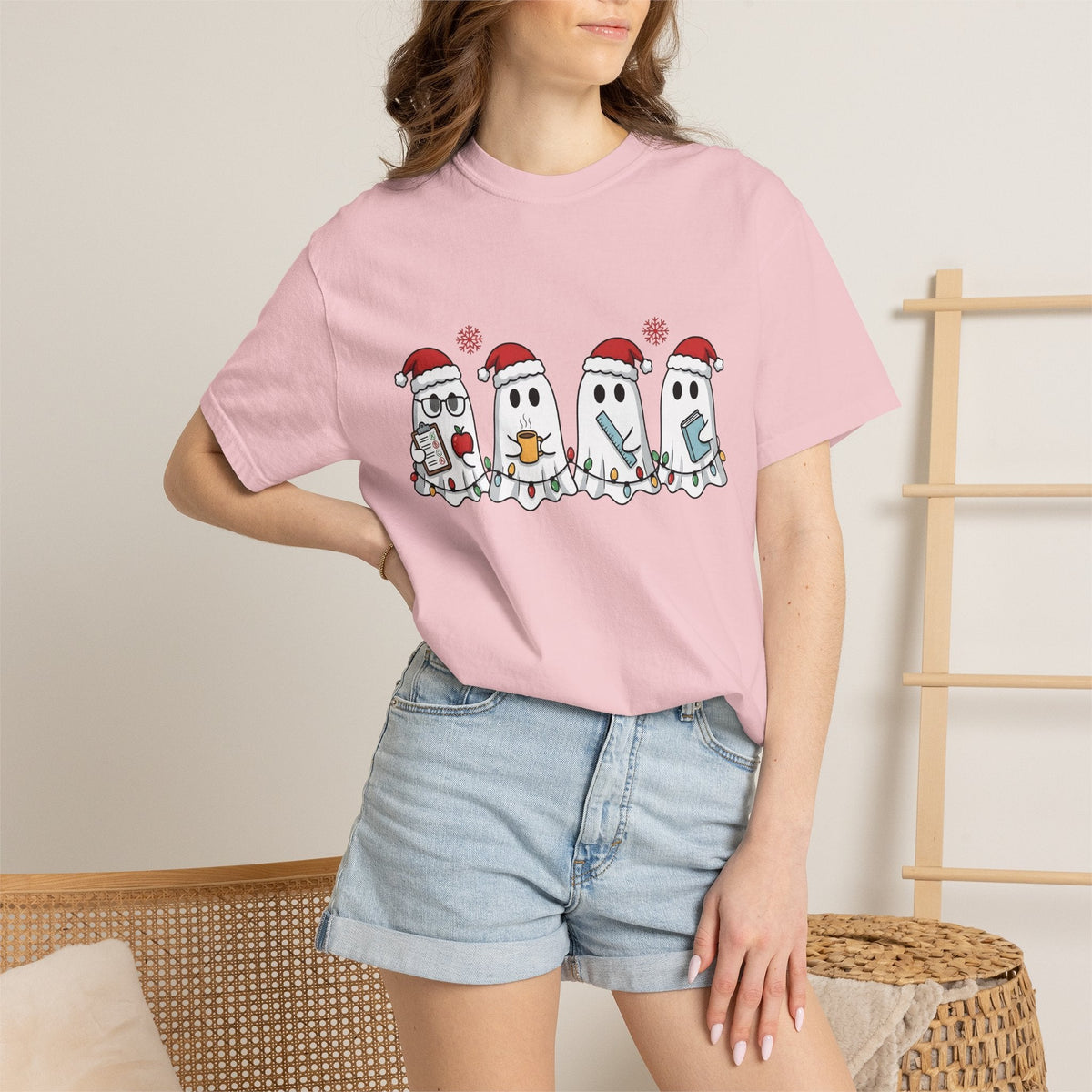 Holiday Ghost Shirt Teachers Celebration Unisex Gift Sweet product image 13