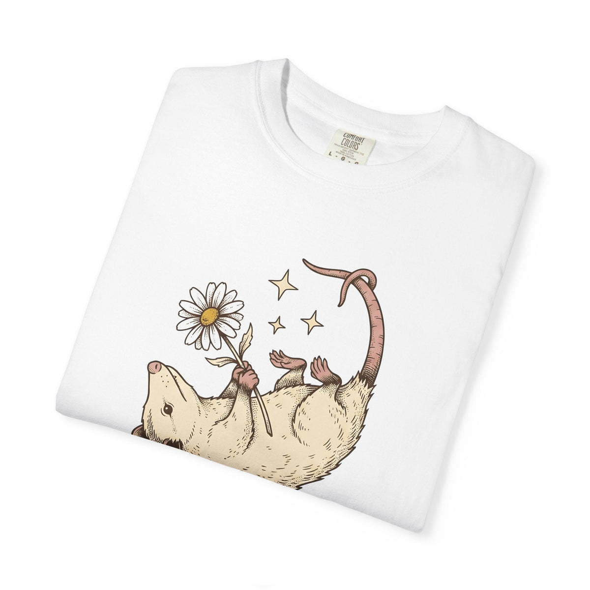 Possum Bloom Shirt Valentine Nature Unisex Gift Line Art product image 5