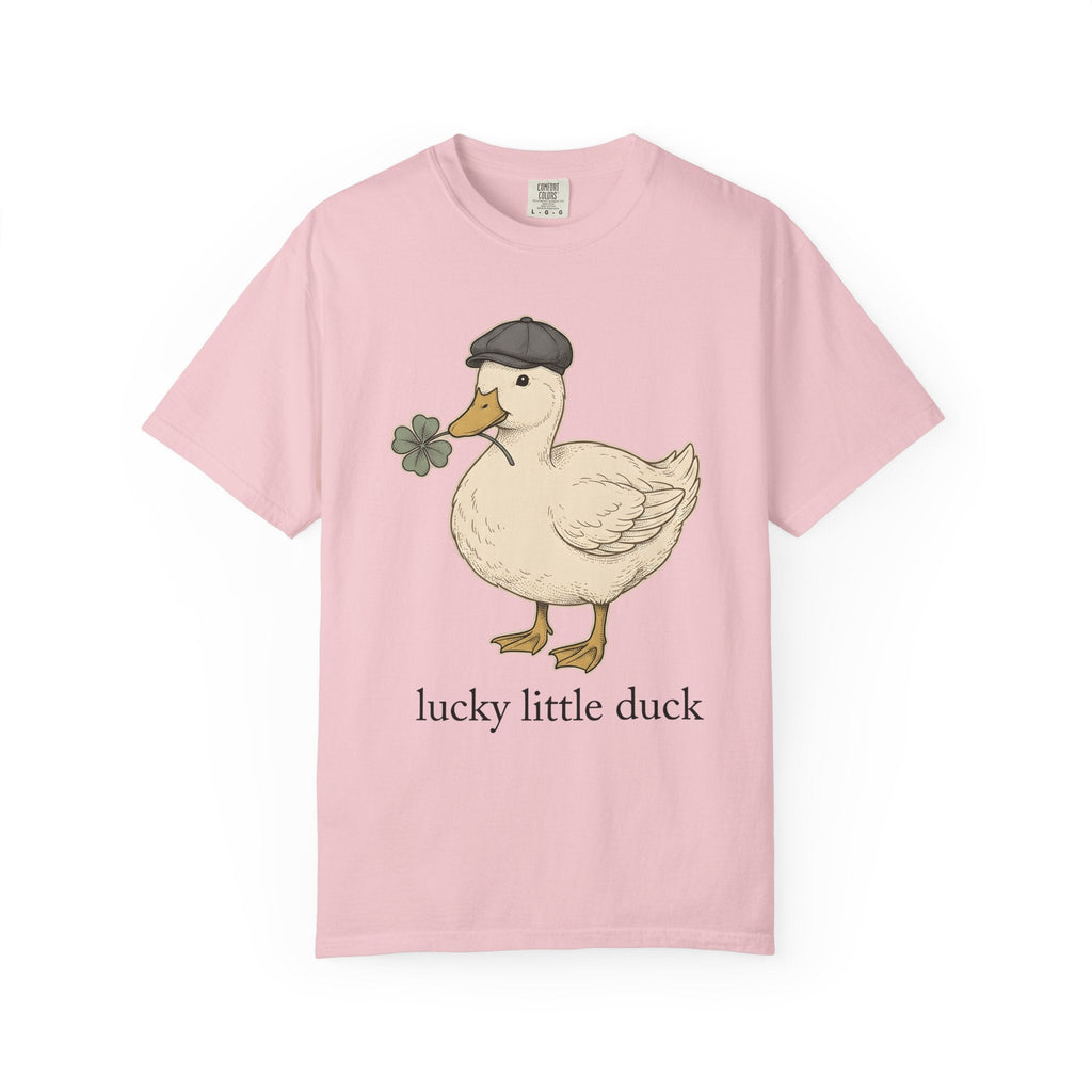 Duck Clover Shirt Holiday Animal Unisex Gift Cute Tee product image 3
