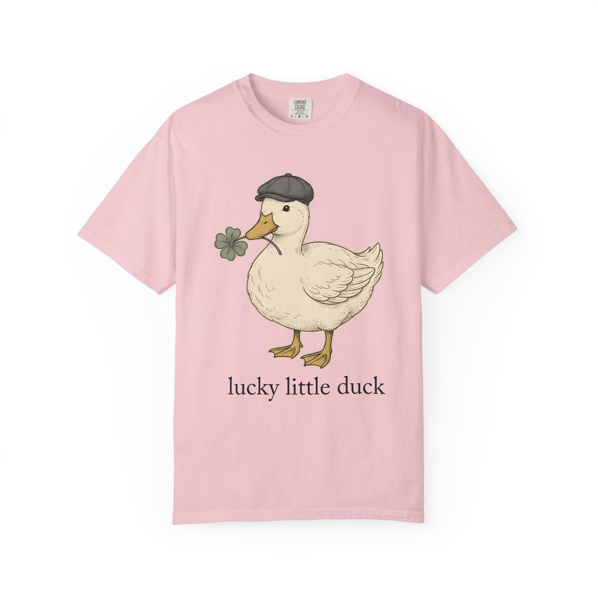 Duck Clover Shirt Holiday Animal Unisex Gift Cute Tee product image 3