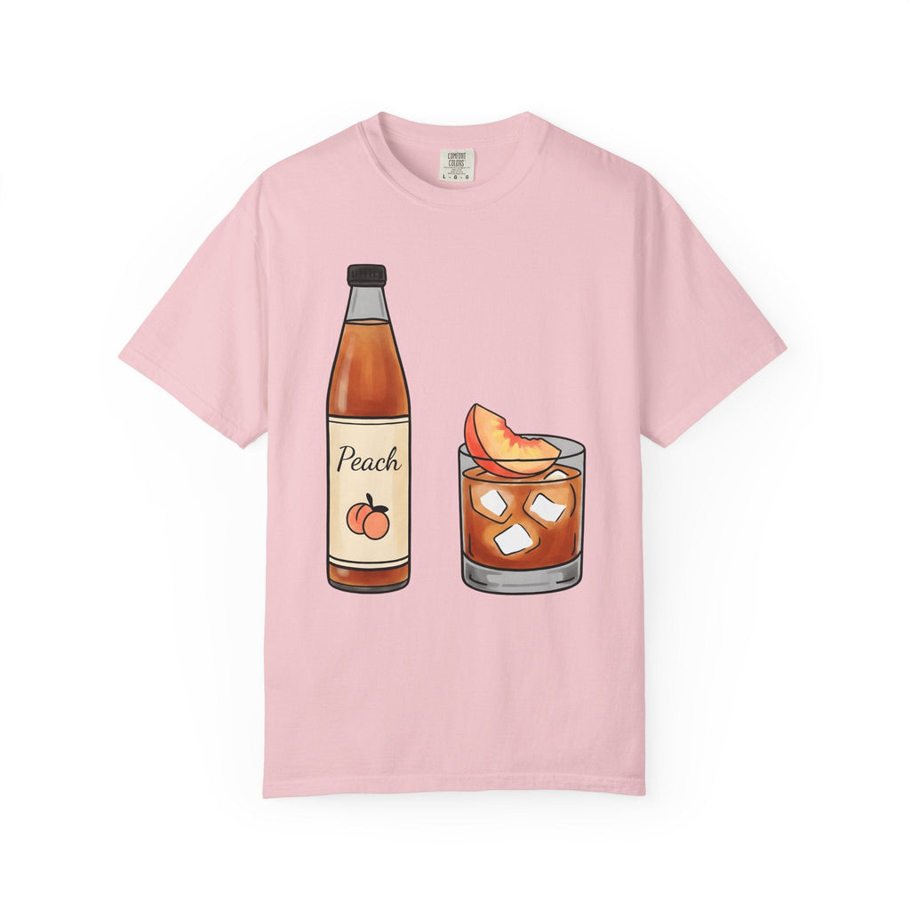 Peach Drink Shirt Fruit Food Unisex Gift Hand Drawn Tee product image 3