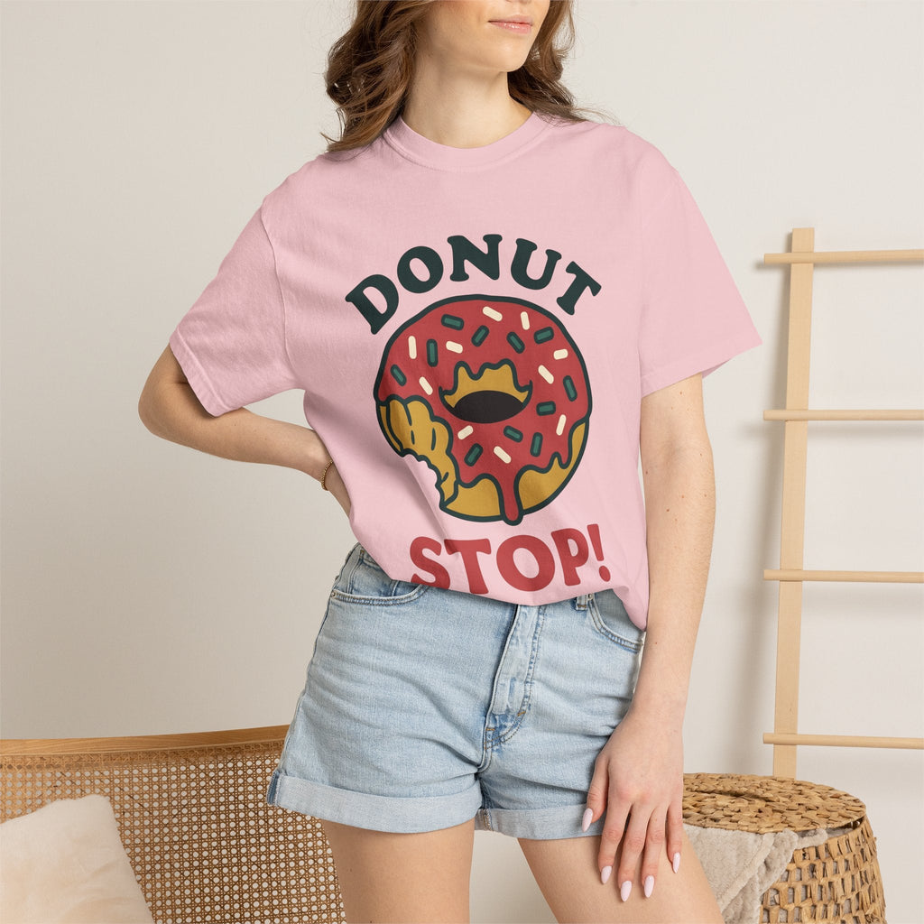 Chocolate Donut Shirt Desserts Brunch Unisex Gift Comic Tee product image 12