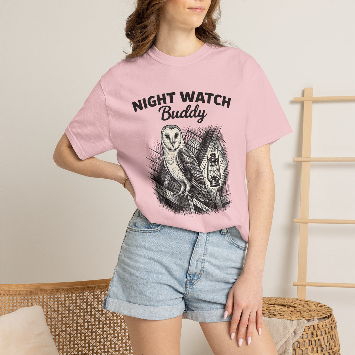 Barn Owl Shirt Cowgirl Animal Gift for Women Vintage Tee product image 12