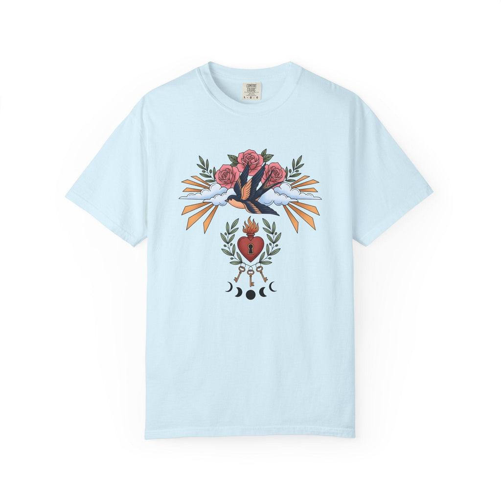 Swallow Shirt Animals & Flowers Hippie Unisex Gift Neo product image 2