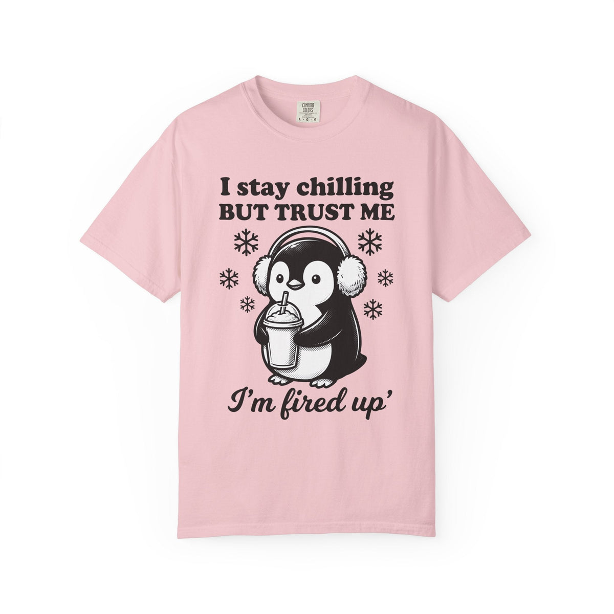 Penguin Drink Shirt Funny Fauna Unisex Gift Hand Drawn Tee product image 3