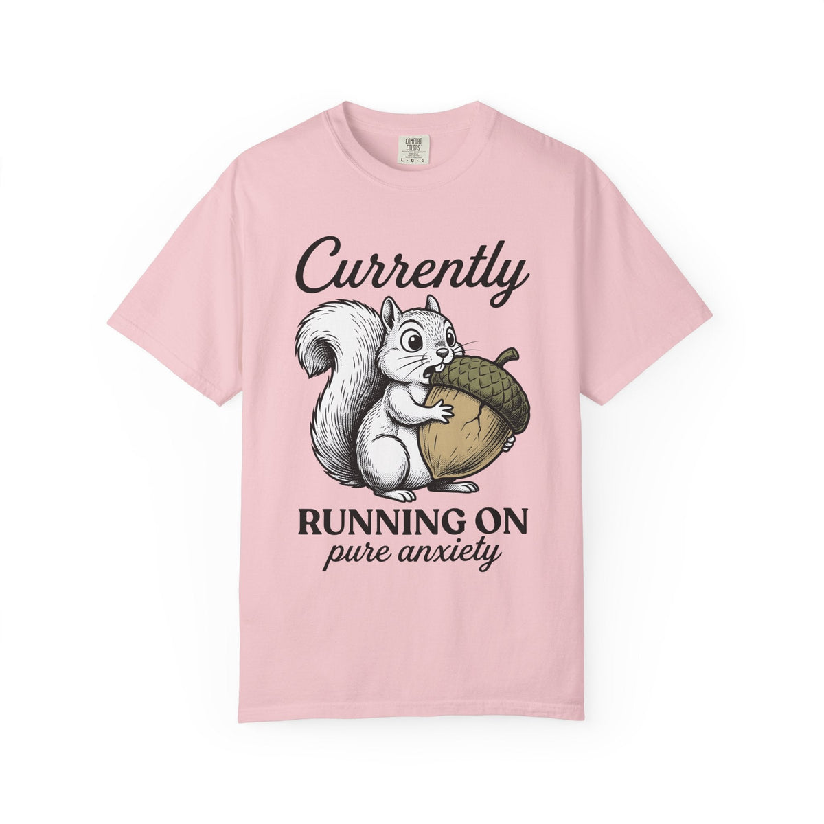 Chipmunk Acorn Doodle T-Shirt – Funny Woodland Critter product image 3