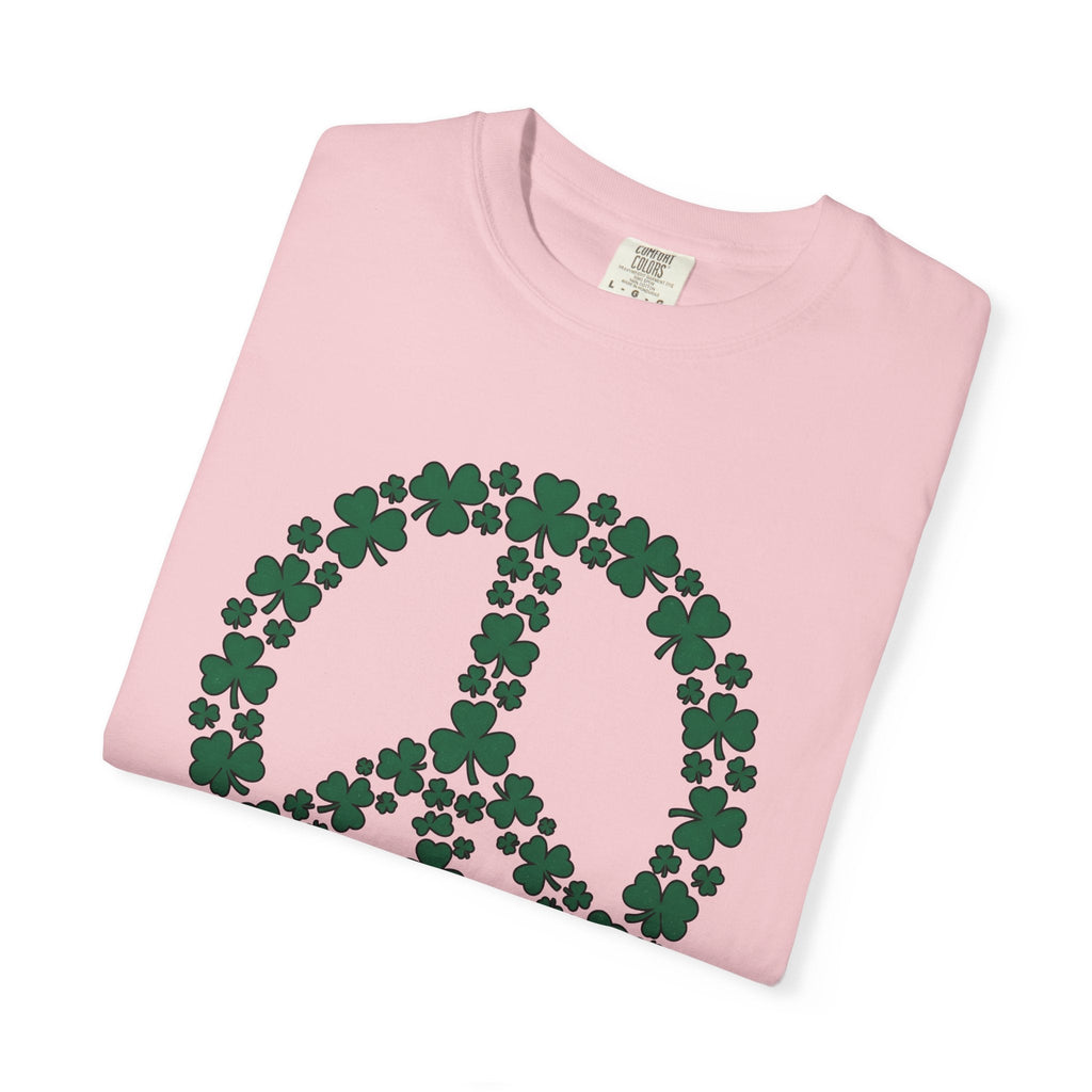 Shamrock Peace Logo Shirt St Patrick's Day Counterculture product image 11