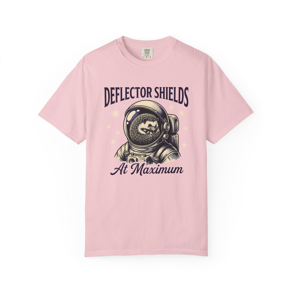 Hedgehog Astronaut Retro T-Shirt – Funny Space Animal product image 3