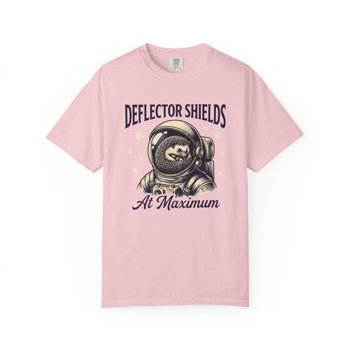 Hedgehog Astronaut Retro T-Shirt – Funny Space Animal product image 3