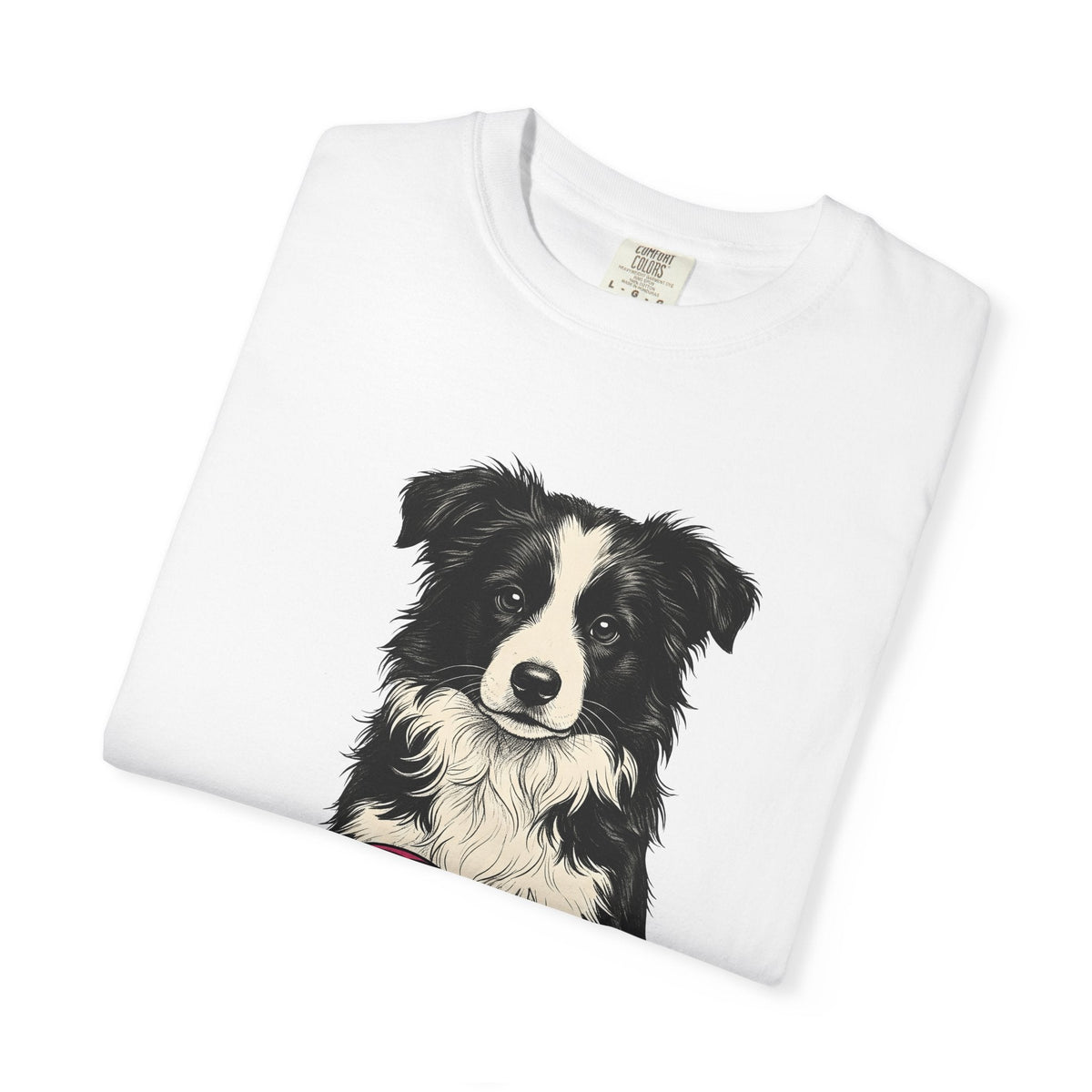 Border Collie Shirt Dog Sports Unisex Gift Hand Drawn Tee product image 5
