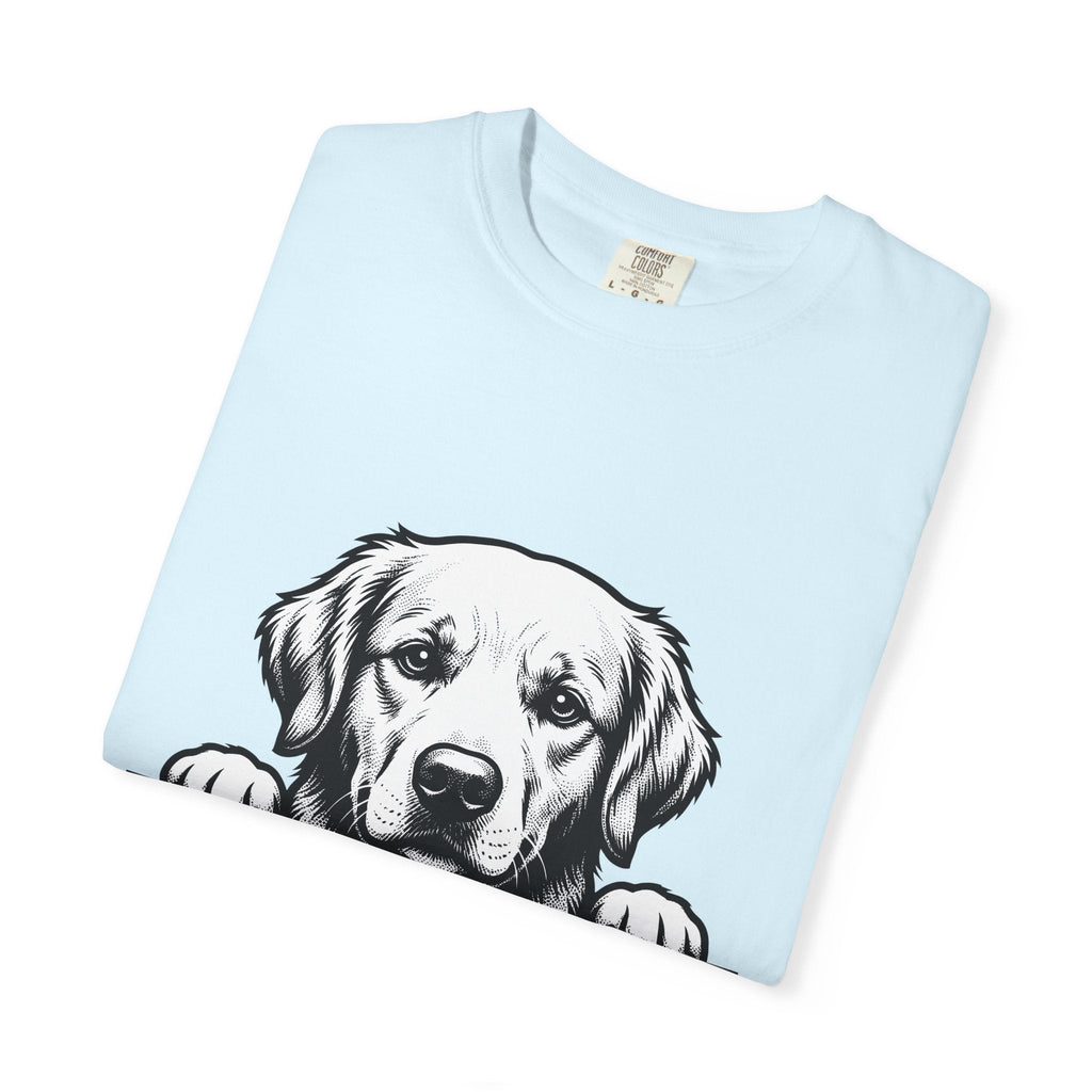 Golden Retriever Shirt Dog Pets Gift Women Line Art Tee product image 8