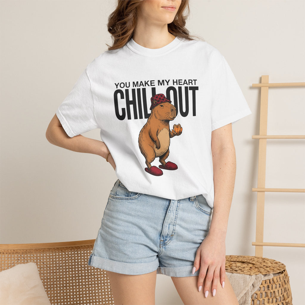 Capybara Graphic Shirt St. Valentine's Day Animal Gift product image 6