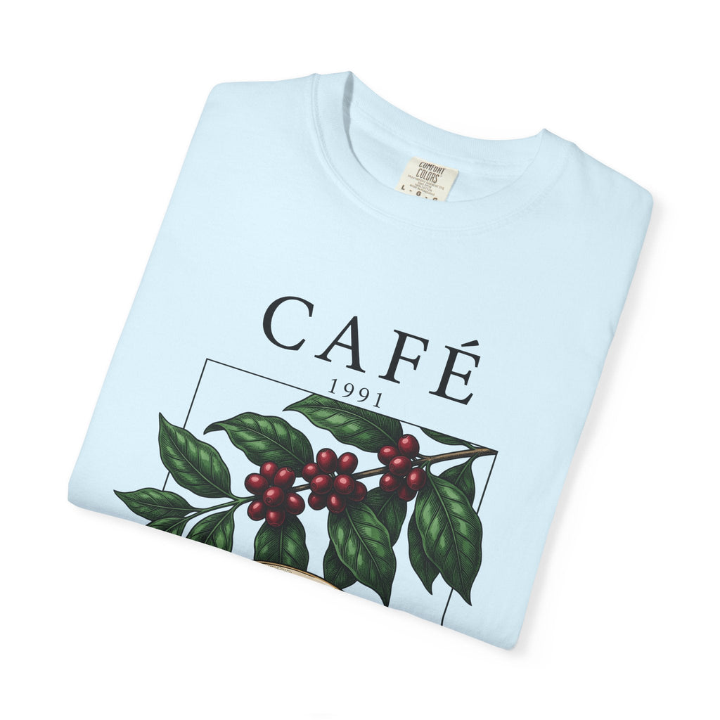 Espresso Cup Shirt Coffee Floral Unisex Gift Nostalgic Tee Coffee Mug T-Shirt
